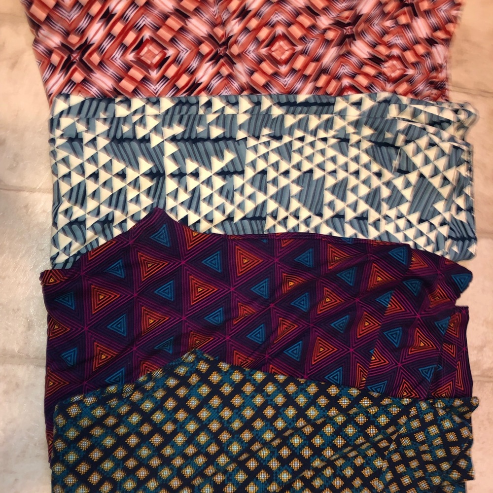 Set of Lularoe leggings TC tall and curvy